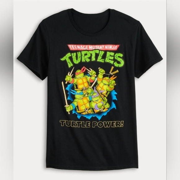 Nickelodeon Other - Nickelodeon Teenage Mutant Ninja Turtles Mens XXL Graphic T-shirt New!